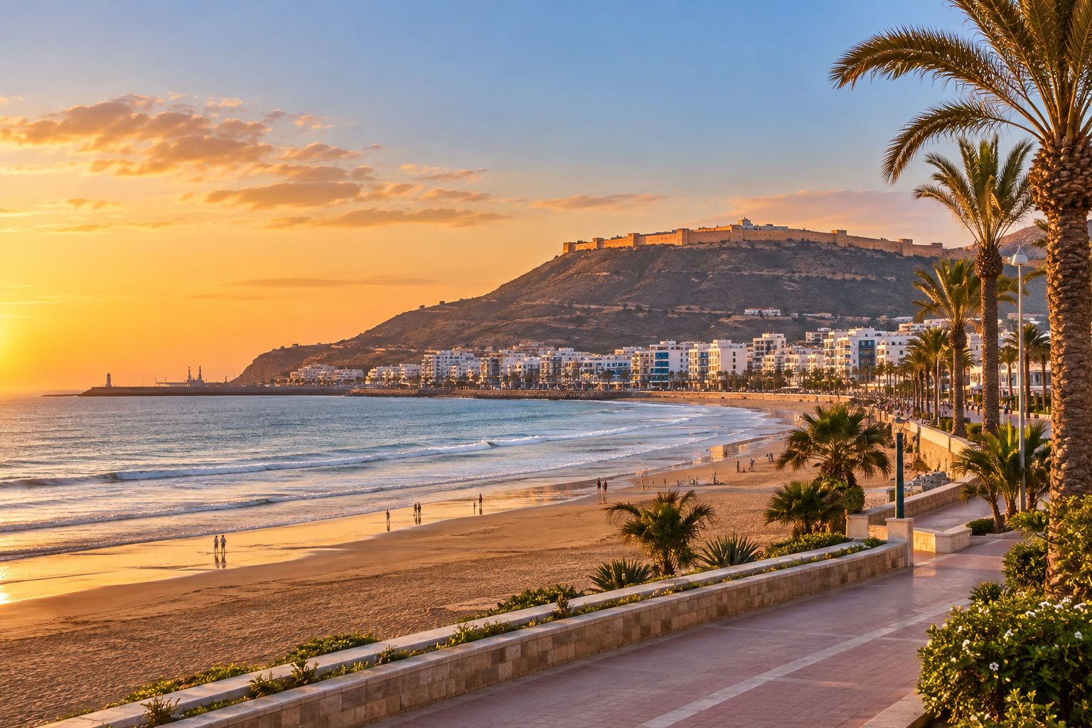 Vue de Agadir, Maroc