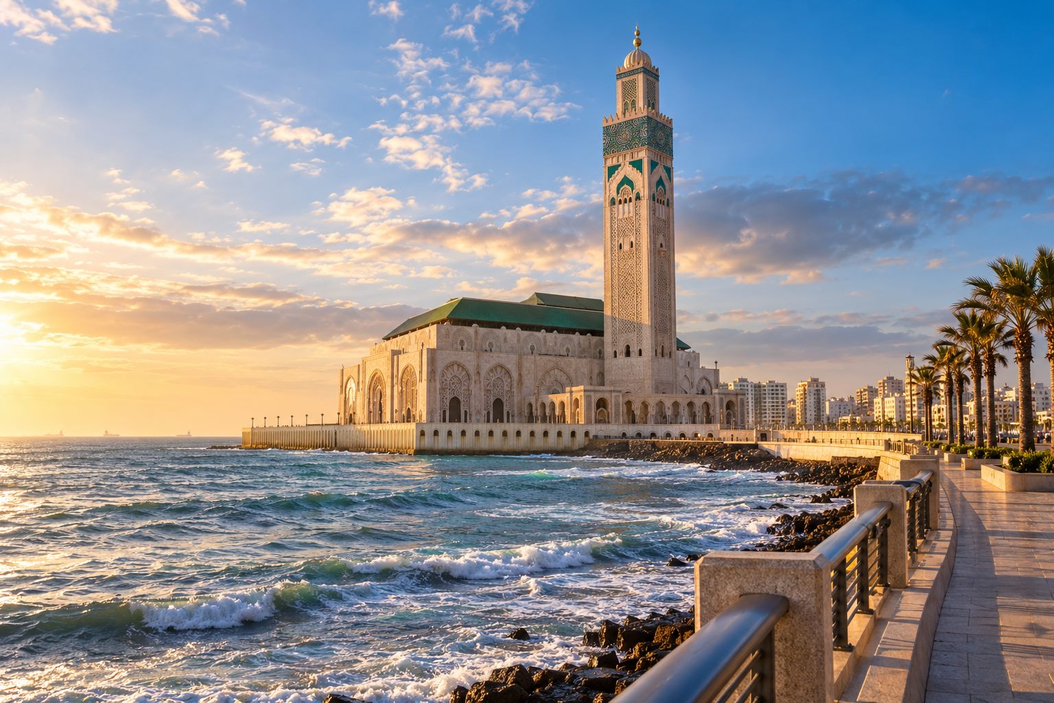 Vue de Casablanca, Maroc
